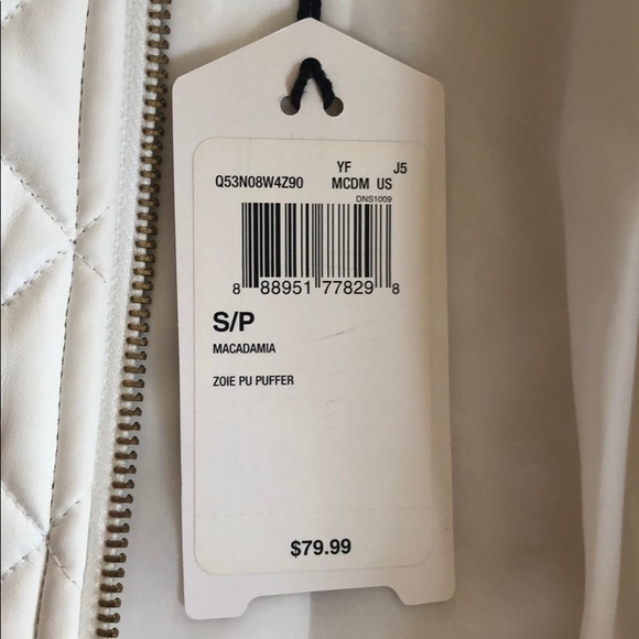 Guess White leather Jacket - Picture 2 of 3